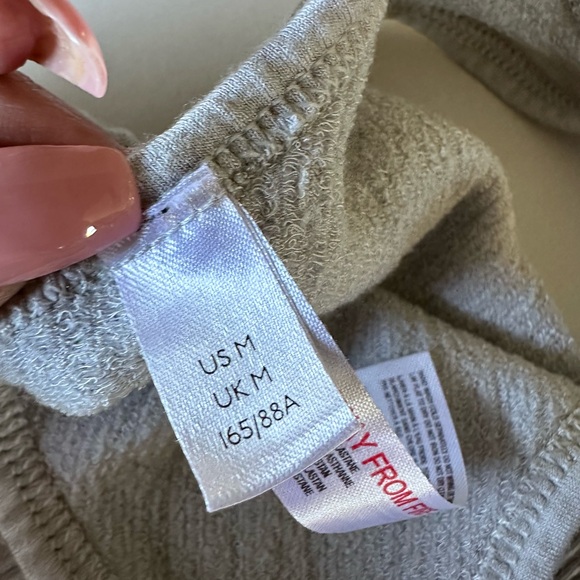 Gray Ribbed Women's Tank Top - Picture 3 of 3